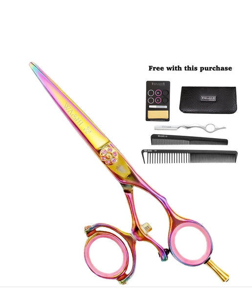 Gold Rainbow Double Swivel – The Ring Scissor
